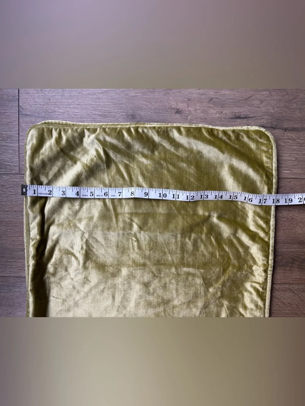 Set of 2 Luxury Velvet Lumbar Pillow Covers 18x40 Chartreuse Gold Designer